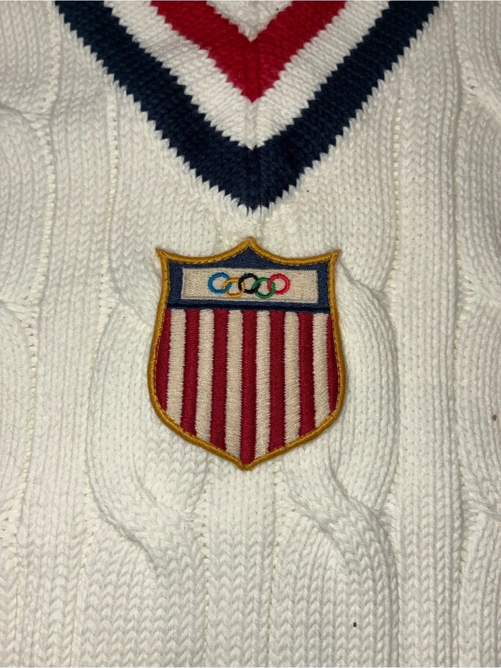 Ralph Lauren Team USA Cricket Sweater Vest